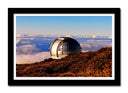 Cuadro enmarcado negro observatorio astrofisico Roque de los muchachos