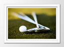 Cuadro enmarcado blanco Golf