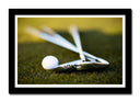 Cuadro enmarcado negro Golf