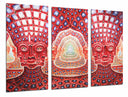 Tríptico Arte psicodelico, Alex Grey, arbol de la espiritualidad