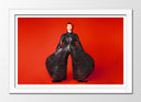 Cuadro enmarcado blanco David Bowie Rock