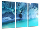 Tríptico cueva maritima azul,mar, paraiso