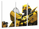 Tríptico transformer, robot, coche, Bumblebee