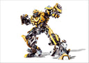 Lámina transformer, bumblebee, coche amarillo