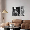 Estancia charls chaplin, humor, blanco y negro