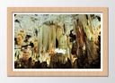 Cuadro enmarcado natural Cueva Iluminada Subterranea, Espeleologia, Estalatitas
