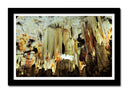Cuadro enmarcado negro Cueva Iluminada Subterranea, Espeleologia, Estalatitas