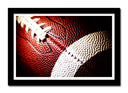 Cuadro enmarcado negro Rugby, Futbol Americano
