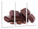 Tríptico onzas de chocolate, dulce, postre, aperitivo