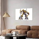 Estancia transformer, bumblebee, coche amarillo