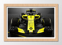 Cuadro enmarcado natural Formula 1, Renault R.S.18 2018, Carlos Sainz, Hulkenberg