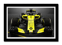 Cuadro enmarcado negro Formula 1, Renault R.S.18 2018, Carlos Sainz, Hulkenberg