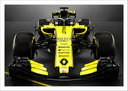 Lámina Formula 1, Renault R.S.18 2018, Carlos Sainz, Hulkenberg