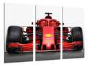 Tríptico Formula 1, Ferrari SF71-H 2018, Vettel, Raikkonen