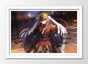Cuadro enmarcado blanco Anime Altair