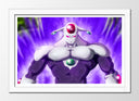 Cuadro enmarcado blanco Anilaza, Guerrero Dragon Ball