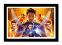 Cuadro enmarcado negro ant man y la avispa, marvel, superheroes