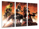 Tríptico marvel, superheroes, multiverso