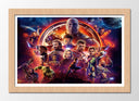 Cuadro enmarcado natural marvel, superheroes, multiverso