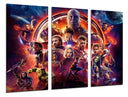 Tríptico marvel, superheroes, multiverso