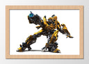 Cuadro enmarcado natural transformer, bumblebee, coche amarillo