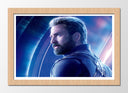Cuadro enmarcado natural capitan america, marvel, superheroe
