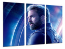 Tríptico capitan america, marvel, superheroe
