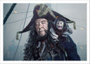 Lámina piratas del caribe, capitan barbosa