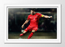 Cuadro enmarcado blanco Futbol, Cristiano Ronaldo