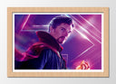 Cuadro enmarcado natural docor strange, marvel, superheroe