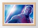 Cuadro enmarcado natural guardianes de la galaxia, drax el destructor