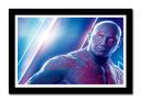 Cuadro enmarcado negro guardianes de la galaxia, drax el destructor