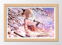 Cuadro enmarcado natural Anime Saber Sakura