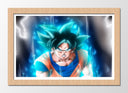 Cuadro enmarcado natural pelicula, serie, dragon ball, son goku