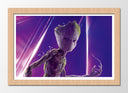 Cuadro enmarcado natural los guardianes de la galaxia, groot