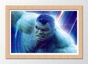 Cuadro enmarcado natural hulk, marvel, superheroe