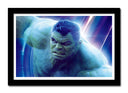 Cuadro enmarcado negro hulk, marvel, superheroe