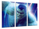 Tríptico hulk, marvel, superheroe