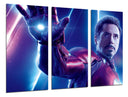 Tríptico iron man, marvel, superheroe