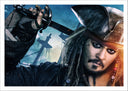 Lámina piratas del caribe, capitan jack sparrow