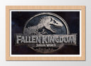 Cuadro enmarcado natural jurassic parck, fallen kingdom