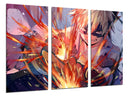 Tríptico Anime Bakugou Katsuki My Hero