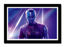 Cuadro enmarcado negro los guardianes de la galaxia, nebula, marvel
