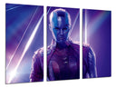 Tríptico los guardianes de la galaxia, nebula, marvel