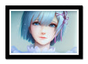 Cuadro enmarcado negro Anime Rem