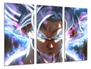 Tríptico Son goku, dragon ball, anime, color neon, serie