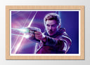 Cuadro enmarcado natural guardianes de la galaxia, marvel, stard lord