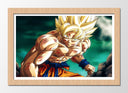 Cuadro enmarcado natural Son goku, dragon ball, anime, serie