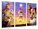 Tríptico pelicula infantil, Se armo el Belen, animales, navidad, animacion