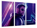 Tríptico thor, marvel superheroe